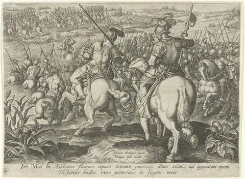 RECORD DATE NOT STATED  Avoidance of the Spanish army, Philips Galle, Afte... Stock Photos