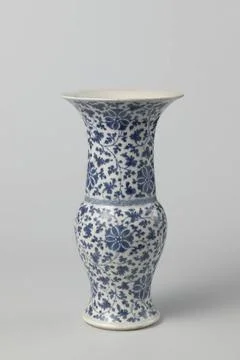 RECORD DATE NOT STATED  Balustervase with stylized flower pattern, anonymo... Stock Photos