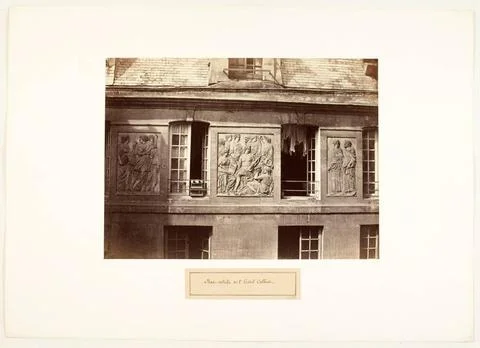 RECORD DATE NOT STATED  Bas-reliefs of the Colbert hotel. Paris (Fifth arr... Foto stock