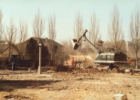 RECORD DATE NOT STATED Beijing - Annex Office Building - 1982, United Stat... Fotos de archivo