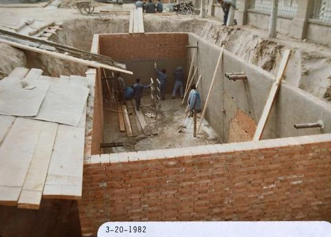 RECORD DATE NOT STATED Beijing - Annex Office Building - 1982, United Stat... Fotos de archivo