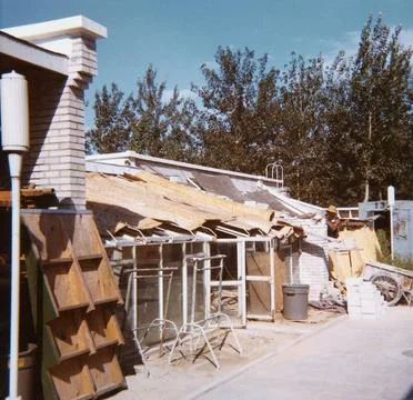 RECORD DATE NOT STATED Beijing - Annex Office Building - 1975, United Stat... Fotos de archivo