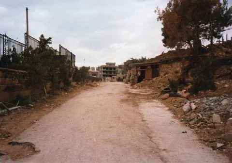 RECORD DATE NOT STATED Beirut - Annex Office Building - 1985, United State... Fotos de archivo