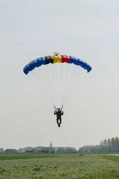 RECORD DATE NOT STATED A Belgian Jumpmaster assigned to the CE Para traini... Stock Photos