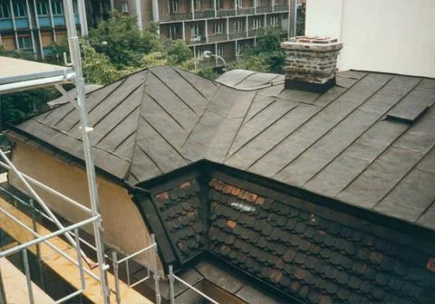 RECORD DATE NOT STATED Belgrade - Annex Office Building - 1986, United Sta... Fotos de archivo