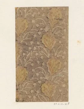 RECORD DATE NOT STATED  Blade with lanes pattern of flowers with tendrils,... Stock Photos