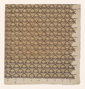 RECORD DATE NOT STATED  Blade with flower pattern, Anonymous, 1750 - 1900 ... 库存照片