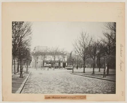 RECORD DATE NOT STATED  Blancard, Hippolyte (1843 - D.1924), boulevard Ras... Stock Photos
