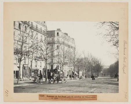 RECORD DATE NOT STATED  Blancard, Hippolyte (1843 - D.1924), Boulevard de ... Stock Photos