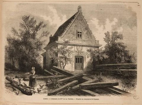 RECORD DATE NOT STATED  Blanchard, Pascal, Paris. - Miss de la Valliere or... Stock Photos