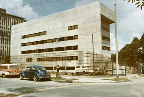 RECORD DATE NOT STATED Bogota - Chancery Office Building - 1972, United St... Fotos de archivo