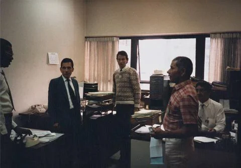 RECORD DATE NOT STATED Bogota - Chancery Office Building - 1988, United St... Fotos de archivo