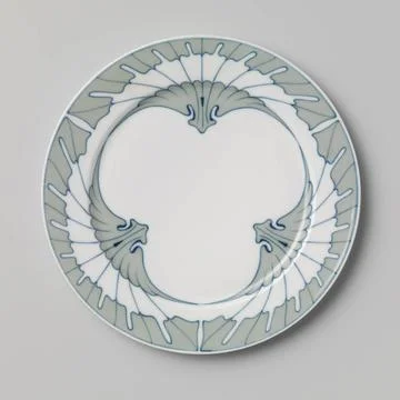 RECORD DATE NOT STATED  BORD, TELDERD MET Het wing pattern decor, Meissene... Stock Photos