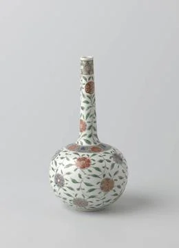 RECORD DATE NOT STATED  Bottle with pattern of stylised flower scrolls, an... Stock Photos