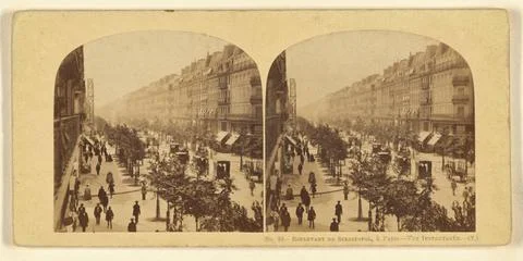 RECORD DATE NOT STATED Boulevart de Sebastopol, a Paris. Vue Instantanee..... Photos