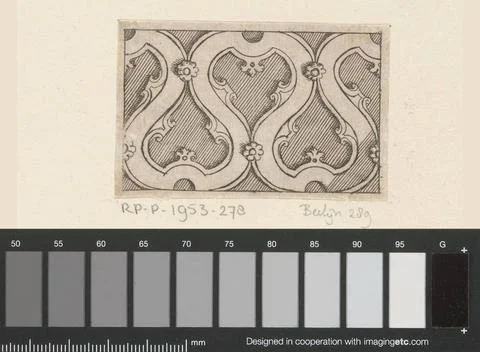 RECORD DATE NOT STATED  Braid work in heart shape with flower pattern, Jac... Stock Photos