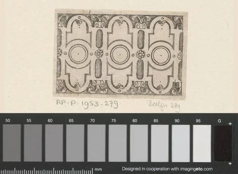 RECORD DATE NOT STATED  Braid work with round elements, Jacques Androuet, ... Stock Photos