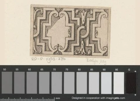 RECORD DATE NOT STATED  Braid work with cross shape and floral pattern, Ja... Stock Photos