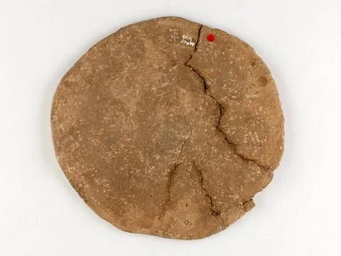 RECORD DATE NOT STATED  Bread dish. Terracotta. Neolithic. Paris, Carnaval... Stock Photos