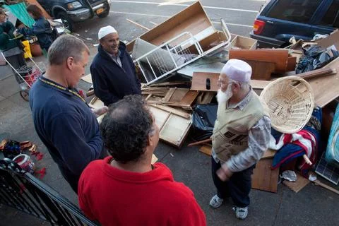 RECORD DATE NOT STATED Brighton Beach, N.Y., Nov. 11, 2012 Community Relat... Stock Photos