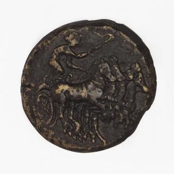 RECORD DATE NOT STATED  Brown coin; Chersonez; 350-330 BC (350-00-00-330-0... Stock Photos