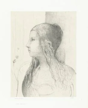 RECORD DATE NOT STATED  Brunhilde (downfall of the gods), Odilon Redon, 18... Stock-Fotos