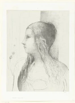 RECORD DATE NOT STATED  Brunhilde (downfall of the gods), Odilon Redon, 18... Stock-Fotos