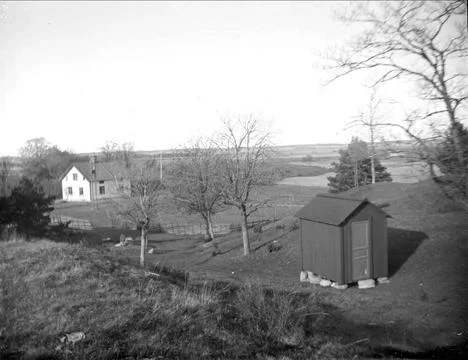 RECORD DATE NOT STATED Building at Vallsgärde, Gamla Uppsala parish, Uppla.. 스톡 사진