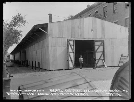 RECORD DATE NOT STATED  Building 534, Temporary Store House, Chauncey Aven... Fotos de archivo