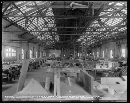 RECORD DATE NOT STATED  Building 30, Pattern Shop, Second Floor, Looking N... Stock Photos