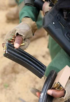RECORD DATE NOT STATED A CÃ te d Ivoire Special Forces prepares and load m.. 写真素材