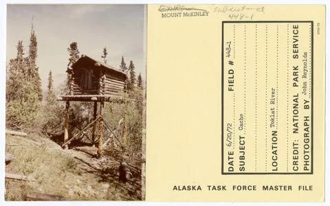 RECORD DATE NOT STATED Cache. Alaska Task Force Photographs Copyright: xpi... Stock Photos