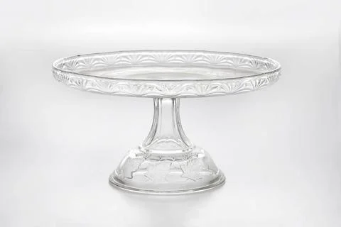 RECORD DATE NOT STATED  Cake stand - Maple Leaf Pattern Copyright: xpiemag... Foto stock