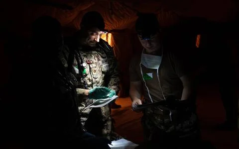 RECORD DATE NOT STATED CAMP PENDLETON, Calif. (Apr. 24, 2022) - Medical pe... Stock Photos
