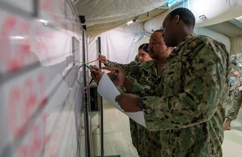 RECORD DATE NOT STATED CAMP PENDLETON, Calif. (Apr. 24, 2022) - Medical pe... Stock Photos