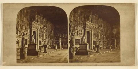 RECORD DATE NOT STATED Campo Santo s Gallery of the Disconsolate. No. 2. P... Stock Photos
