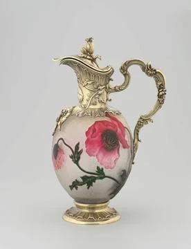RECORD DATE NOT STATED  Can with gilded frame, daum freres, c. 1900 Can of... 写真素材