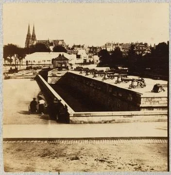 RECORD DATE NOT STATED  Cannons of the Esplanade des Invalides. Paris (7th... Stockfoto's