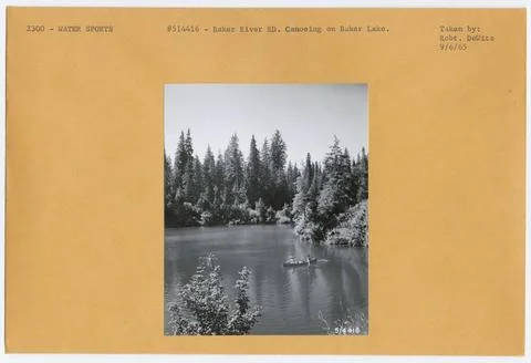 RECORD DATE NOT STATED Canoeing: Rivers/ Streams. Photographs Relating to ... Photos