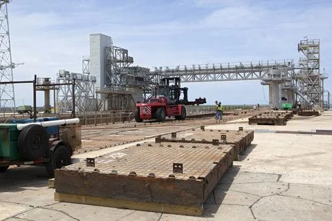 RECORD DATE NOT STATED  CAPE CANAVERAL, Fla. At Launch Pad 39B at NASAs K.. Photos