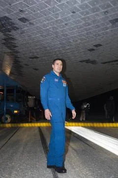 RECORD DATE NOT STATED  CAPE CANAVERAL, Fla. - STS-130 Commander George Za... 스톡 사진