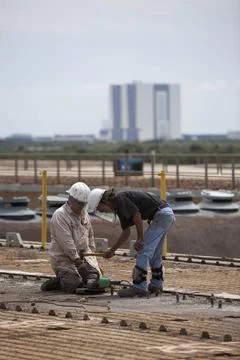 RECORD DATE NOT STATED  CAPE CANAVERAL, Fla. At Launch Pad 39B at NASAs K.. Photos
