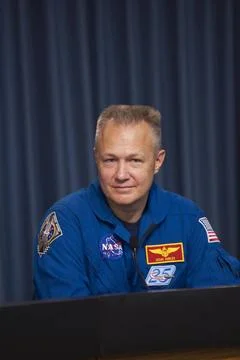 RECORD DATE NOT STATED  CAPE CANAVERAL, Fla. -- The crew of space shuttle ... 스톡 사진