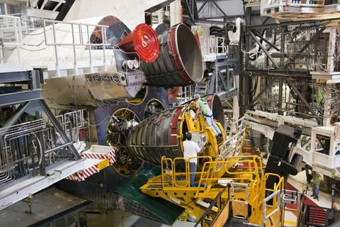 RECORD DATE NOT STATED  CAPE CANAVERAL, Fla. -- In Orbiter Processing Faci... Foto stock