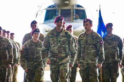 RECORD DATE NOT STATED Capt. Kimberly Denny, the Incoming Commander of Bra... Foto stock