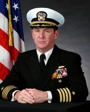 RECORD DATE NOT STATED Captain (CAPT) Joel A. Porter, USN (covered). Count... Foto stock