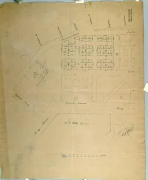 RECORD DATE NOT STATED  Carl von Hasenauer Vienna I, building plots in the... Foto stock