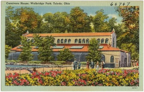 RECORD DATE NOT STATED Carnivora House, Walbridge Park, Toledo, Ohio , Par... Stock Photos