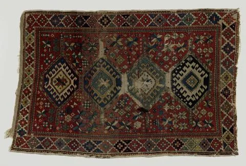 RECORD DATE NOT STATED  Carpet, kazak, with medallion pattern ,, c. 1800 -... 스톡 사진