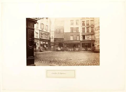 RECORD DATE NOT STATED  Carrefour Sainte-Opportune. Paris (1 arr.). Albumi... Stock Photos
